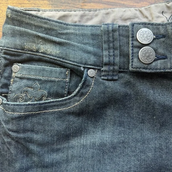 Lane Bryant Venezia Wide Leg Trouser Jeans Size 16 Stretch Denim Dark Wash - Picture 8 of 10